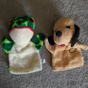 Vintage hand puppets